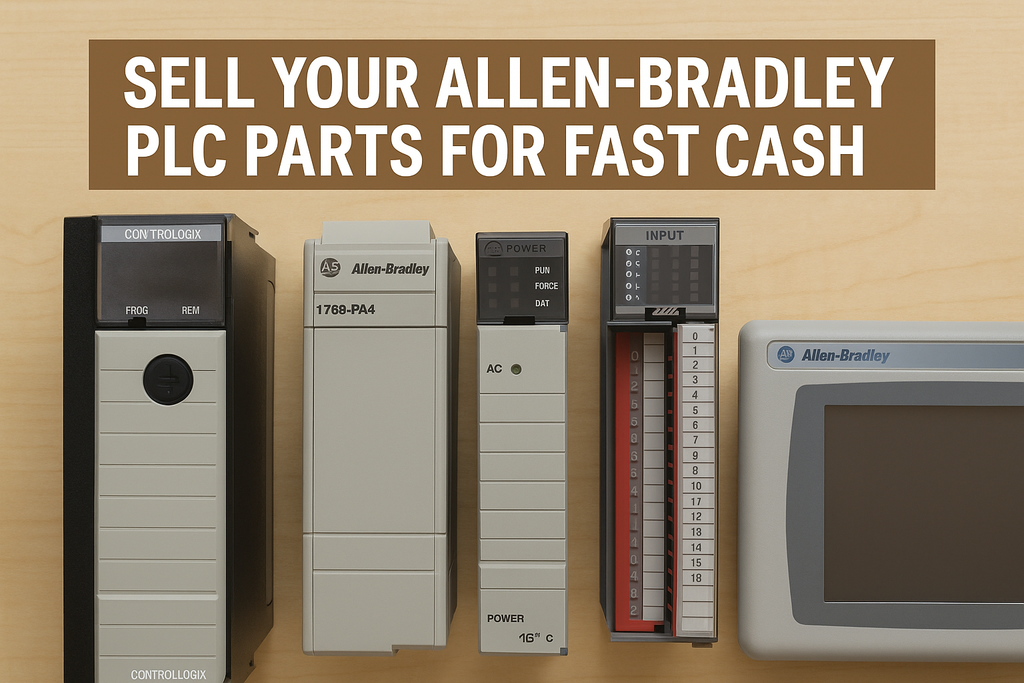 Sell Allen-Bradley PLC Parts for Fast Cash. We buy ControlLogix, SLC 500, PanelView