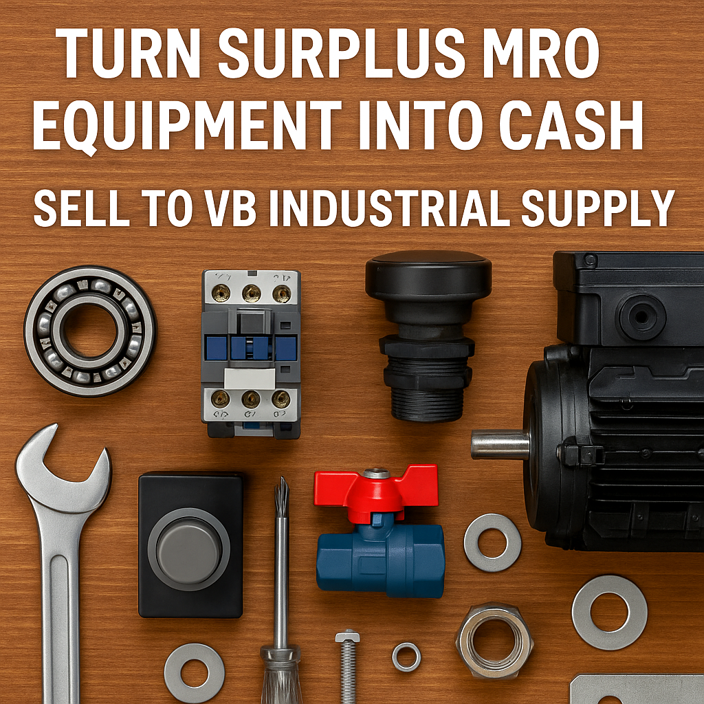 Sell Surplus MRO Equipment | Industrial Maintenance Buyers
