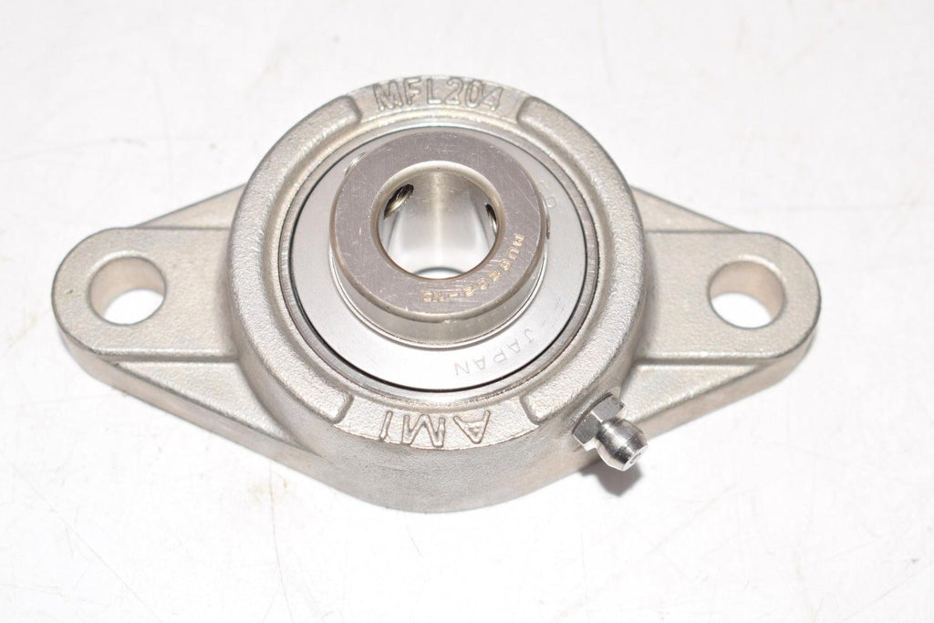NEW AMI Bearings MUC202-10 MFL-204 2 Bolt Flange Stainless Steel Insert Bearing