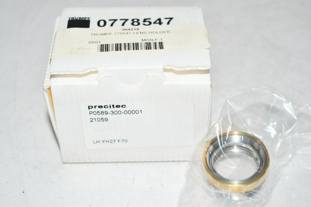 NEW Trumpf 778547 LH YH27 F70 Lens Holder Precitec P0589-300-00001
