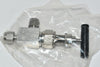 NEW Swagelok SS-3NBS4 SS Severe Service Union Bonnet Needle Valve, 0.35 Cv, 1/4 in. Swagelok Tube Fitting, Ball Stem