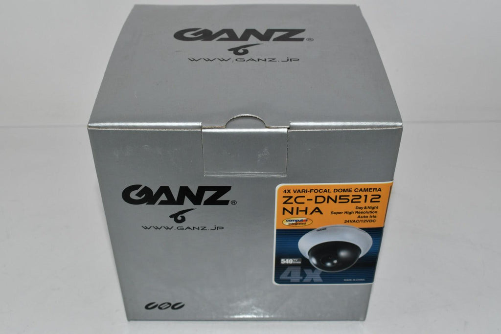 NEW Ganz ZC-DN5212NHA 1/3'' Color Super Hi-Res True Day/Night Dome 540 TVL 2.8-12mm Auto Iris Varifocal Lens