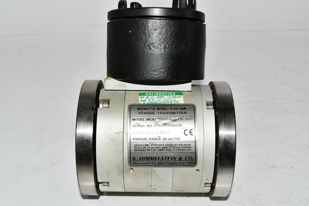 S. HIMMELSTEIN MCRT3960X-(5.2)-CNZ-8000 2 Wire Torque Transmitter 4-20MA 500 lb-in