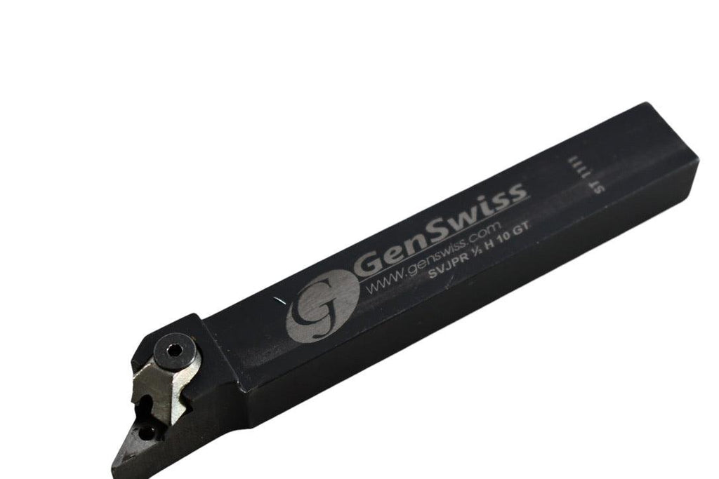GenSwiss SVJPR 1/2'' H10 GT Coolant Indexable Tool Holder 1/2'' x 4-1/2'' OAL