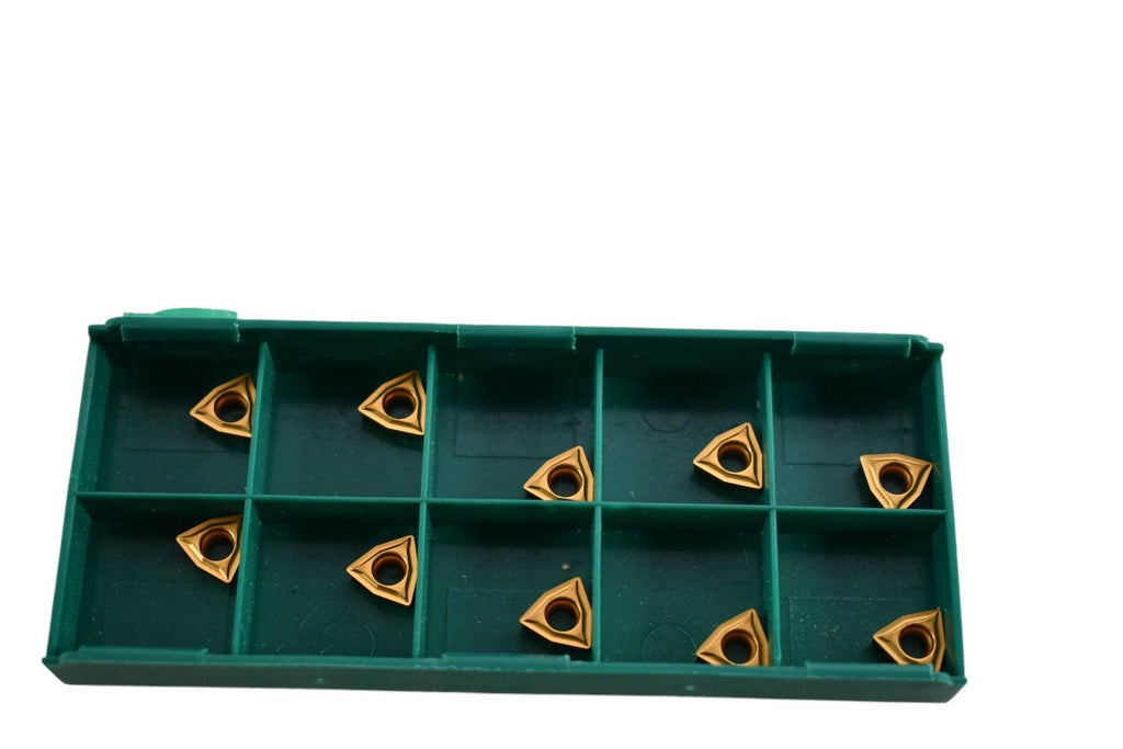Pack of 10 NEW Everede Tool WCGT-215-MC32 04401 Indexable Carbide Inserts