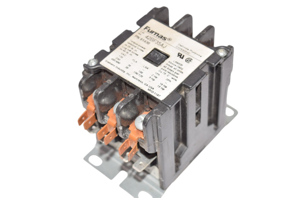 Furnas 42BF35AJ Definite Purpose Contactor 120-600 VAC