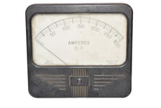 Hoyt 647 4.5'' DC Ammeter 0-300 Amperes DC