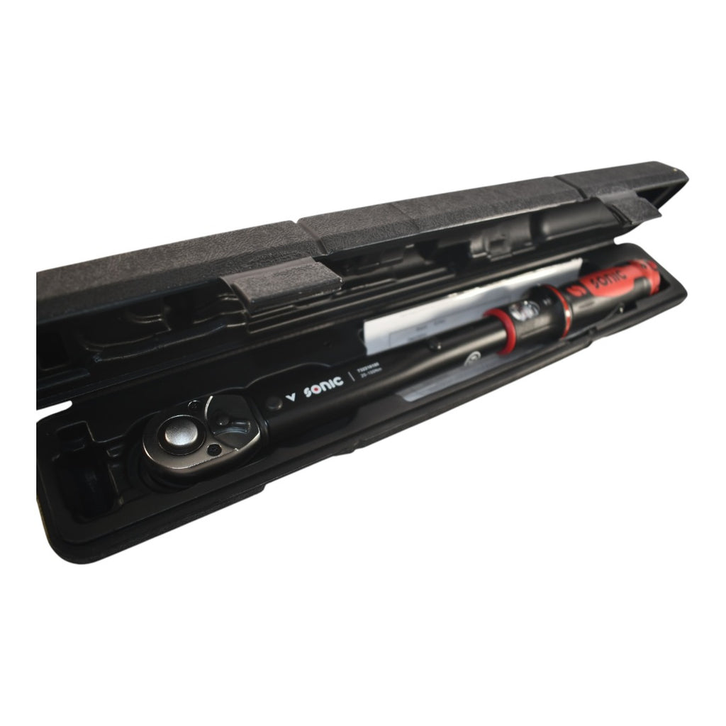 NEW SONIC 732210100 Torque wrench 3/8'' Drive 20-100Nm w/ Case