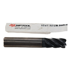 NEW MP Tool 1/2'' Carbide End Mill .040R AL 5FL 3'' OAL