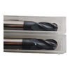 Lot of 2 NEW Anaconda .3400'' Carbide Ball End Mill Quantum 4FL 2-1/2'' OAL