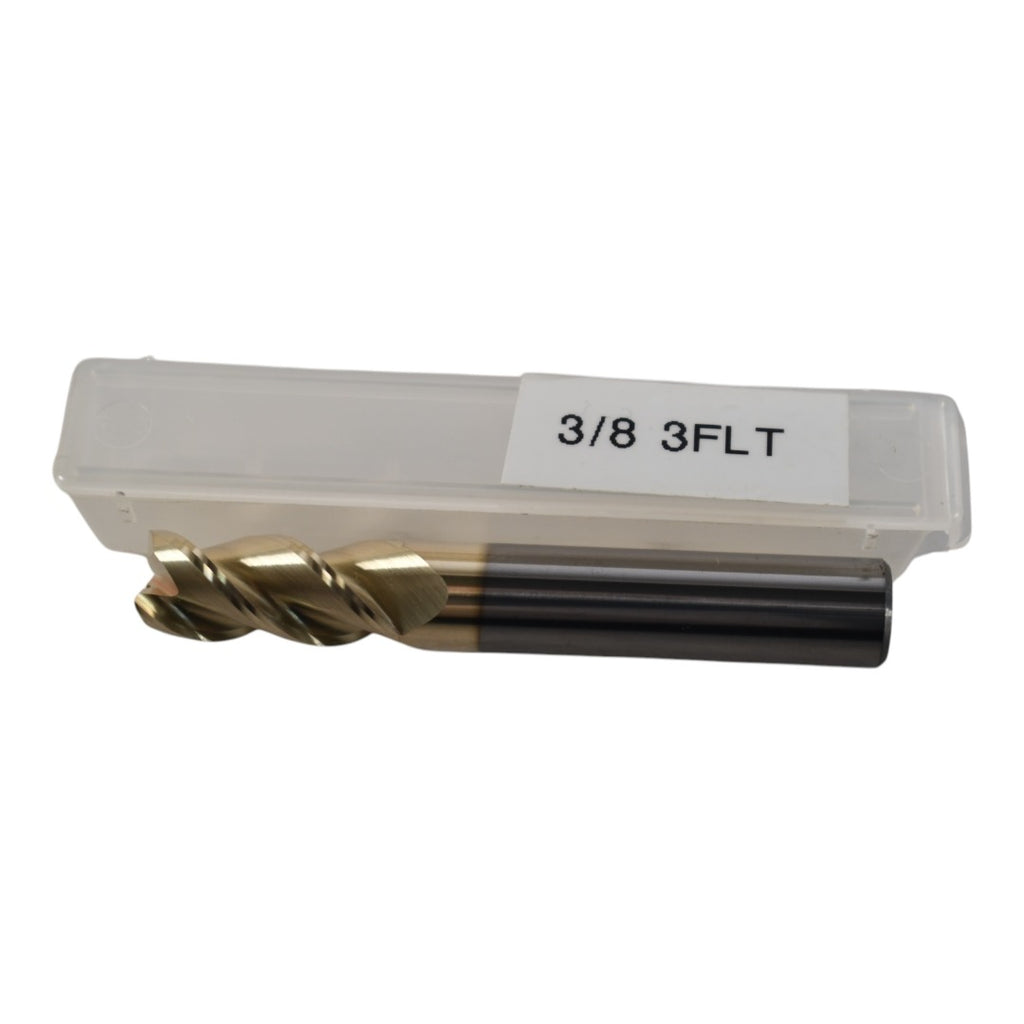 NEW 3/8'' Carbide End Mill 3 FL 2-1/2'' OAL