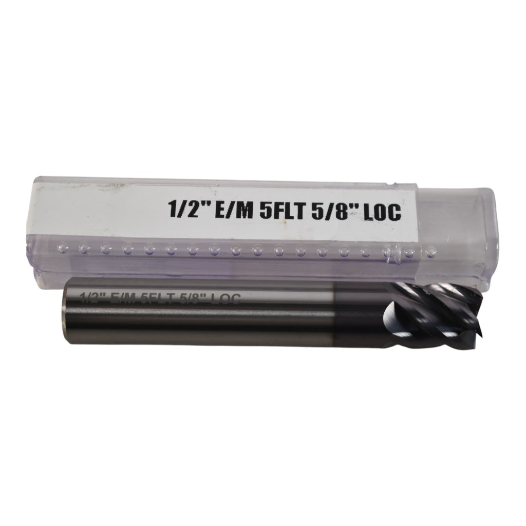 NEW MP Tool 1/2'' Carbide End Mill 5FL 5/8'' LOC Cutter 3'' OAL