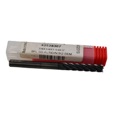NEW Accupro 311461 42528307 Square End Mill: 1/4'' Dia, 1-1/4'' LOC, 5 Flute, Solid Carbide