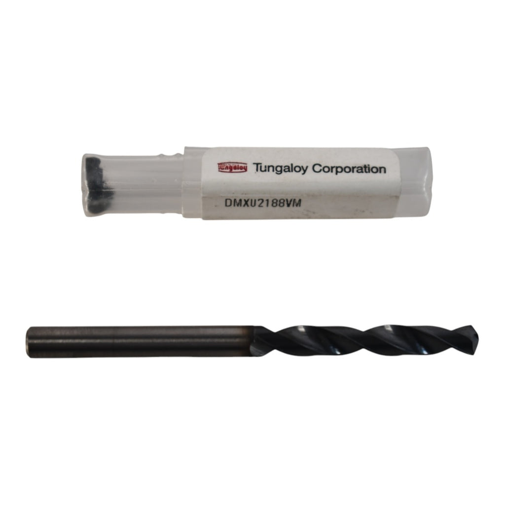 NEW Tungaloy DMXU2188VM Drill-7/32 Dia-2.913 OAL-2 Flute-Carbide (TIALN Coating)