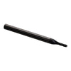 NEW SGS Kyocera 30034 1/16'' Dia, 4 Flute, Ball Nose End Mill 30 Degree Helix, Ti-NAMITE-A (AlTiN)