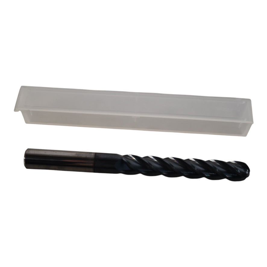 NEW 3/8'' Ball Nose Carbide End Mill 4FL 4'' OAL