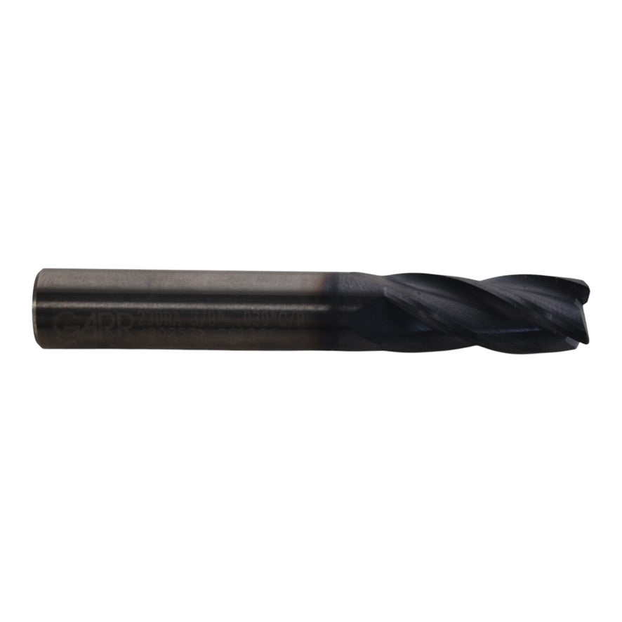 NEW GARR 80257 230RA Center Cutting Single End Standard Length End Mill, 3/8''