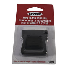 NEW Hyde Tools 13020 Mini Glass Scraper (w/ Blade)