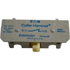 Eaton Cutler-Hammer Series A1 C320KGS21 AUXILIARY CONTACT