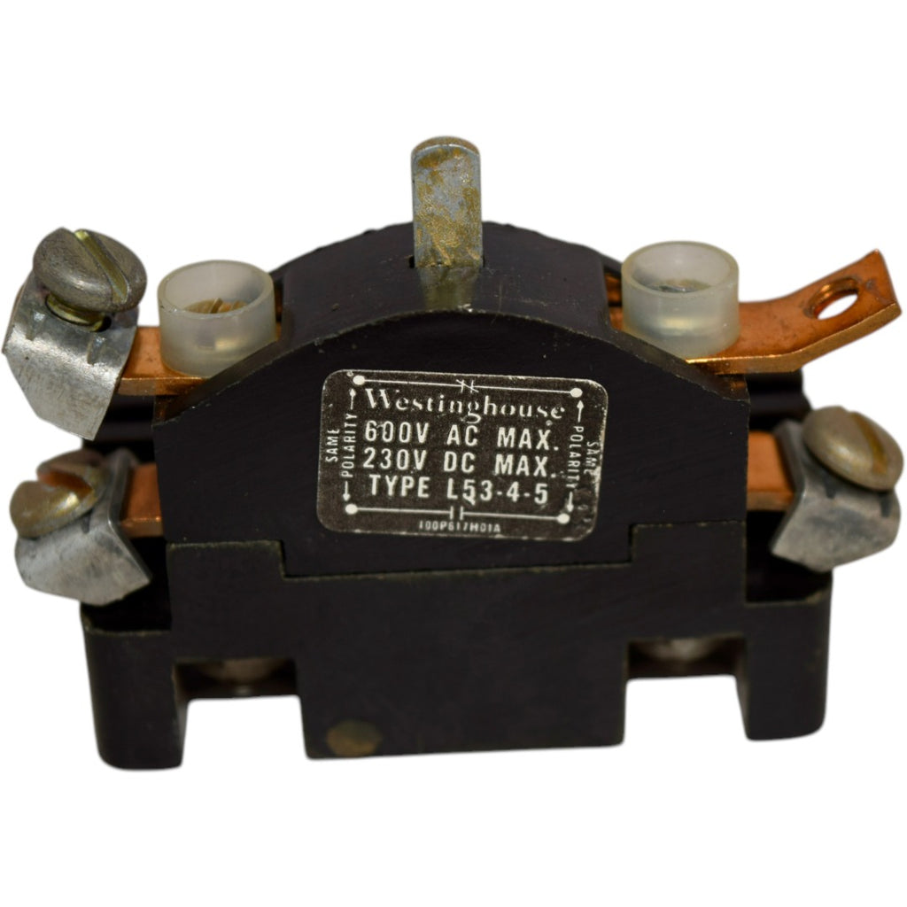 Westinghouse L53-4-5 Electrical Interlock 600V AC Max 230V DC