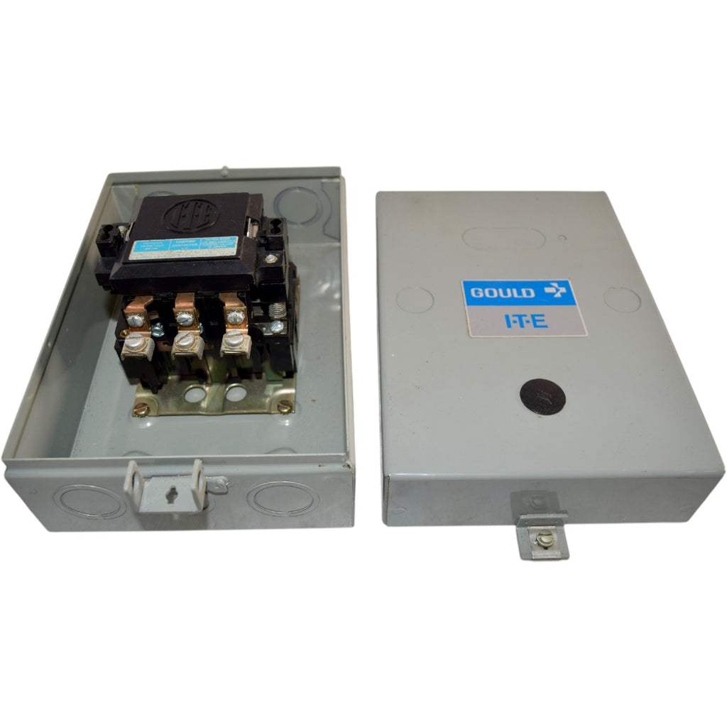 GOULD ITE A144C Lightning Contactor W/ Enclosure 110/120V 50/60 CY Coil