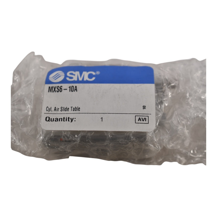 NEW SMC MXS6-10A cyl, slide table, stroke adj, MXS/MXJ GUIDED CYLINDER