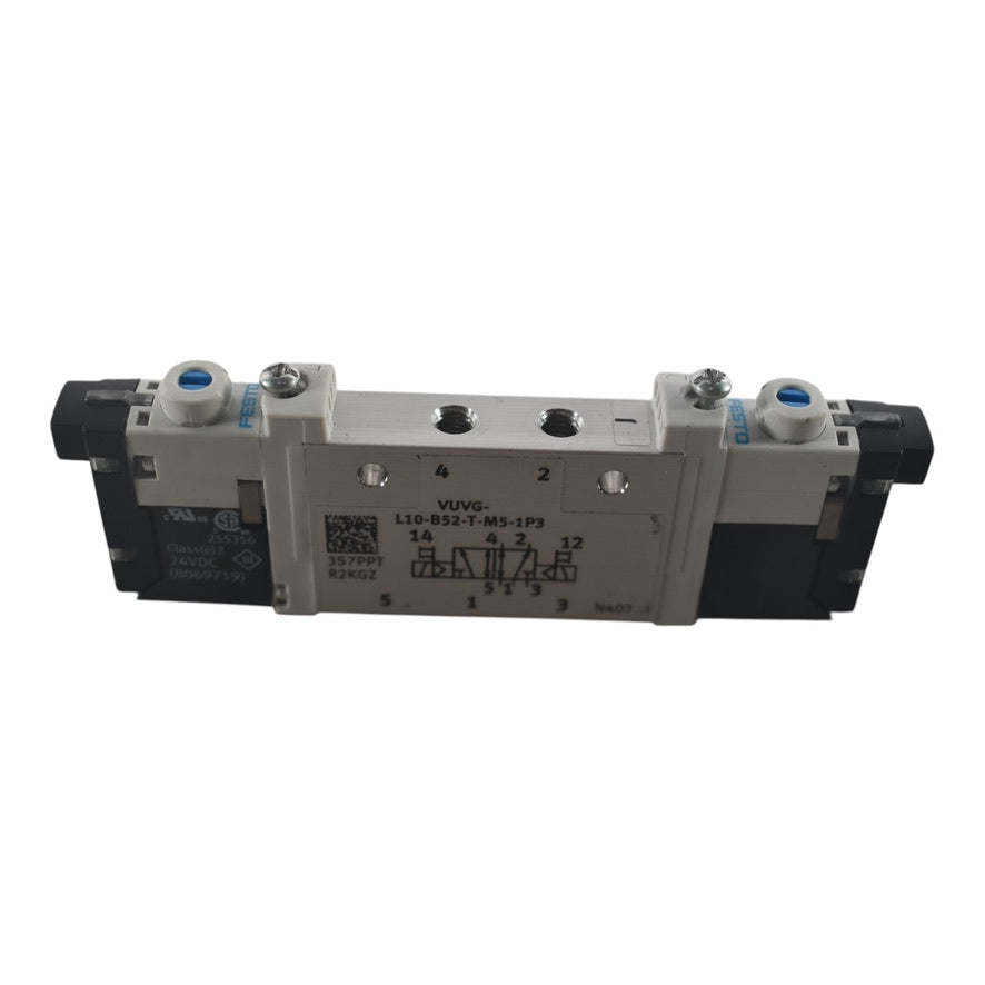 Festo VUVG-L10-B52-T-M5-1P3 Solenoid Valve 5/2-way valve, bistable 24VDC 10mm Port M5 VUVG Series
