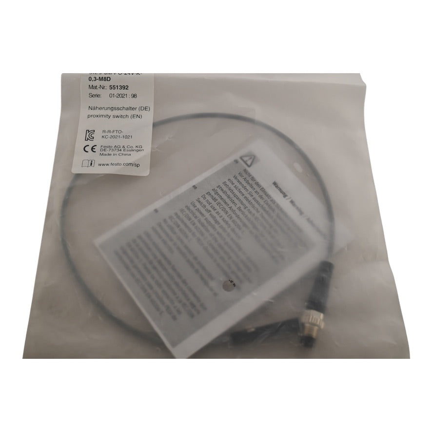 NEW Festo SIES-8M-PO-24V-K-0,3-M8D 551392 Proximity sensor PNP 10-30v
