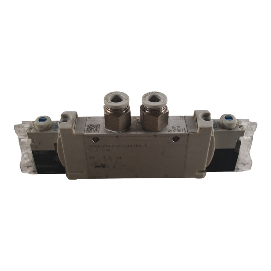 Festo VUVG-LK14-B52-T-G18-1H2L-S 8042564 Solenoid Valve 24VDC