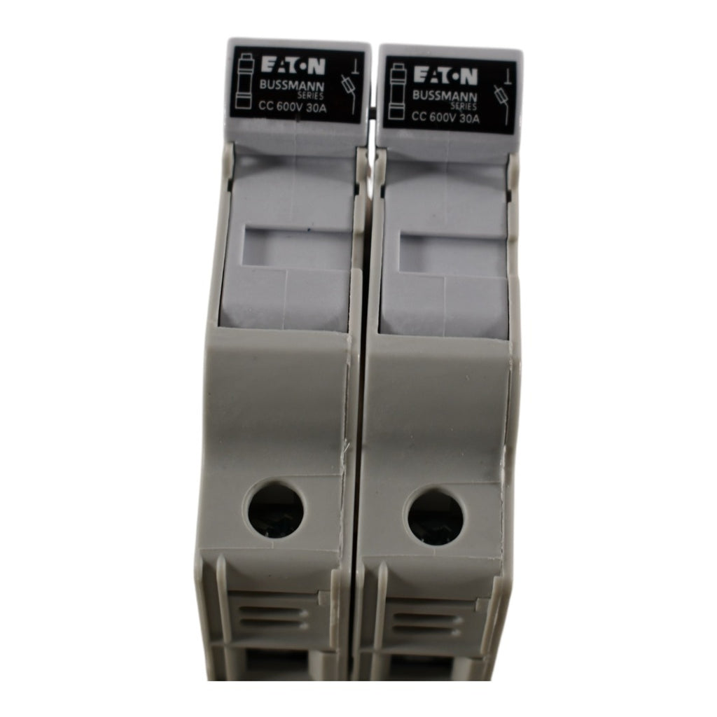 NEW Eaton CHCC2DU Fuse Holder, 2-Pole, 30A, 600V, Class CC, Push-In, CHCC Series