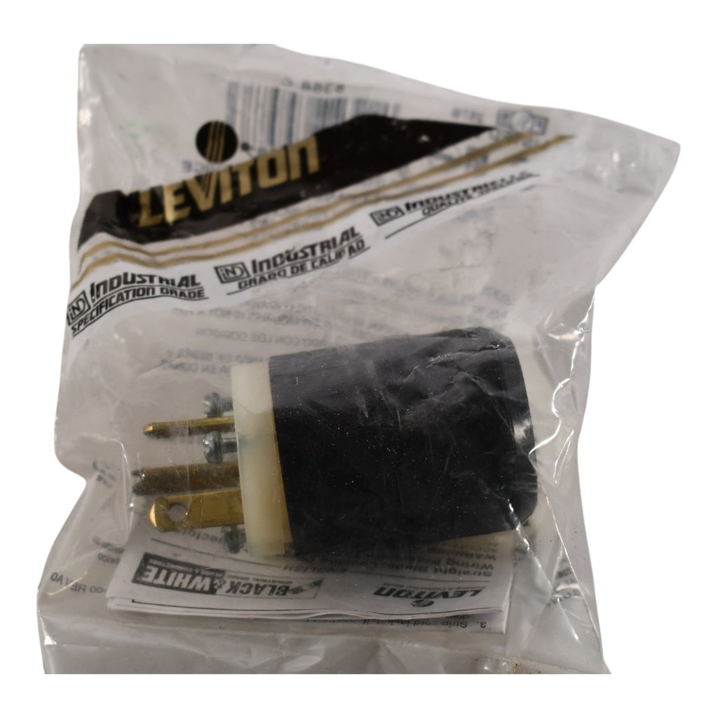 NEW Leviton 5366-C 20 Amp 125 Volt Plug Straight Blade Industrial Grade