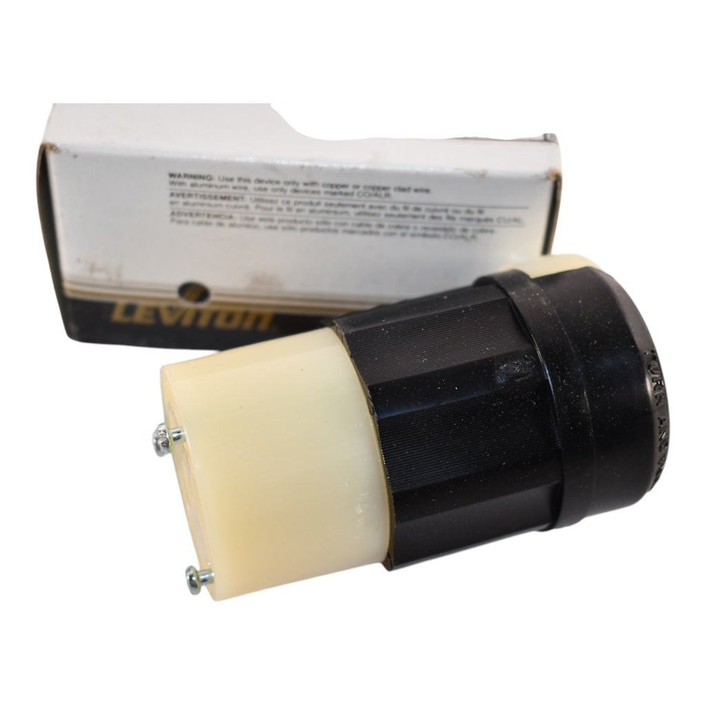 NEW Leviton C2623 30 Amp, 250 Volt, NEMA L6-30R, 2P, 3W, Locking Connector
