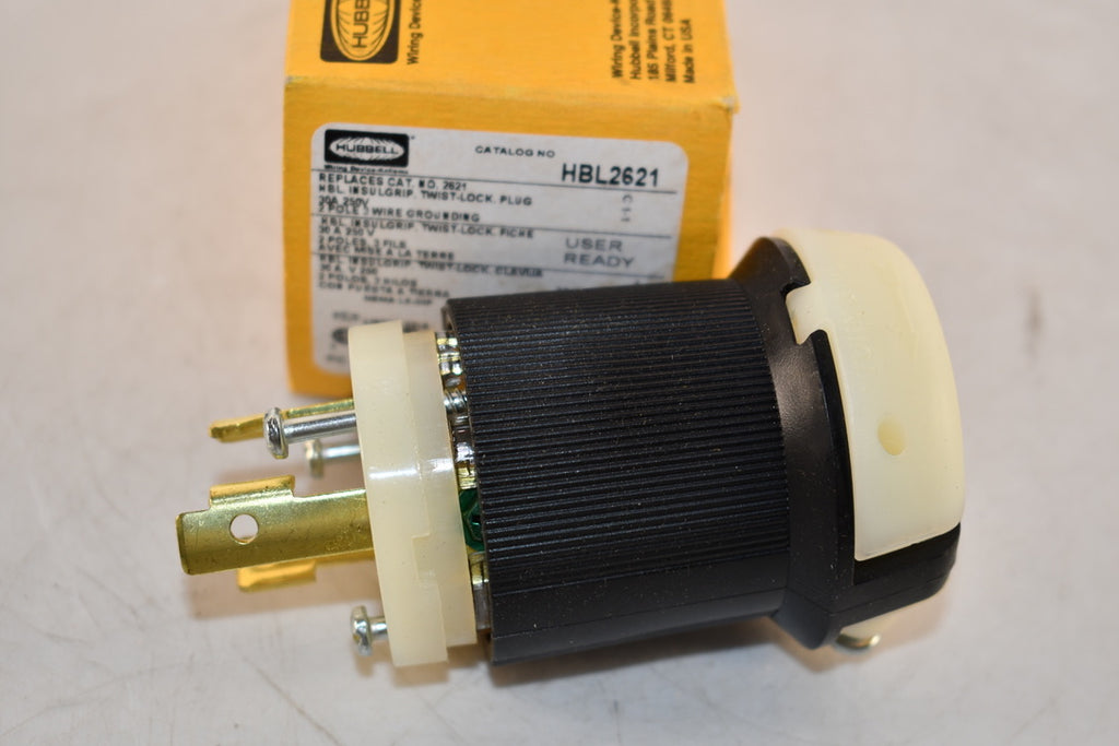 NEW Hubbell HBL2621 AC Plug NEMA L6-30 Male