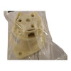 NEW Bryant Electric 5278 Industrial Grade 15 Amp 125V Nema 5-15P Flanged Inlet, Grounding, White