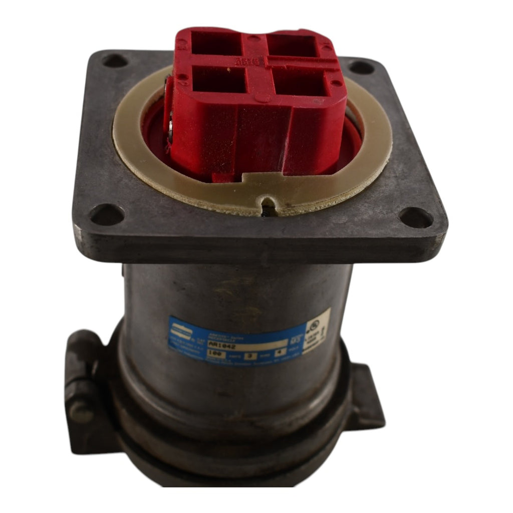 Eaton Crouse-Hinds AR1042 Arktite AR receptacle, 100A, Three-wire