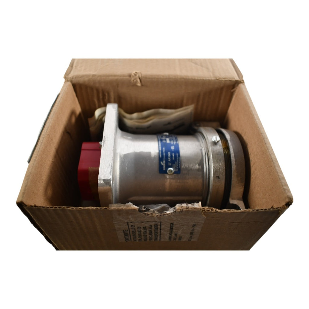 NEW Eaton Crouse-Hinds AR1041 Arktite AR receptacle, 100A, Four-wire, four-pole, 50-400 Hz, Style 1
