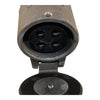 NEW Hubbell Killark WRWJL-1004 RECEPTACLE VERSAMATE 100AMP 4POLE 4WIRE 3PH W/LID