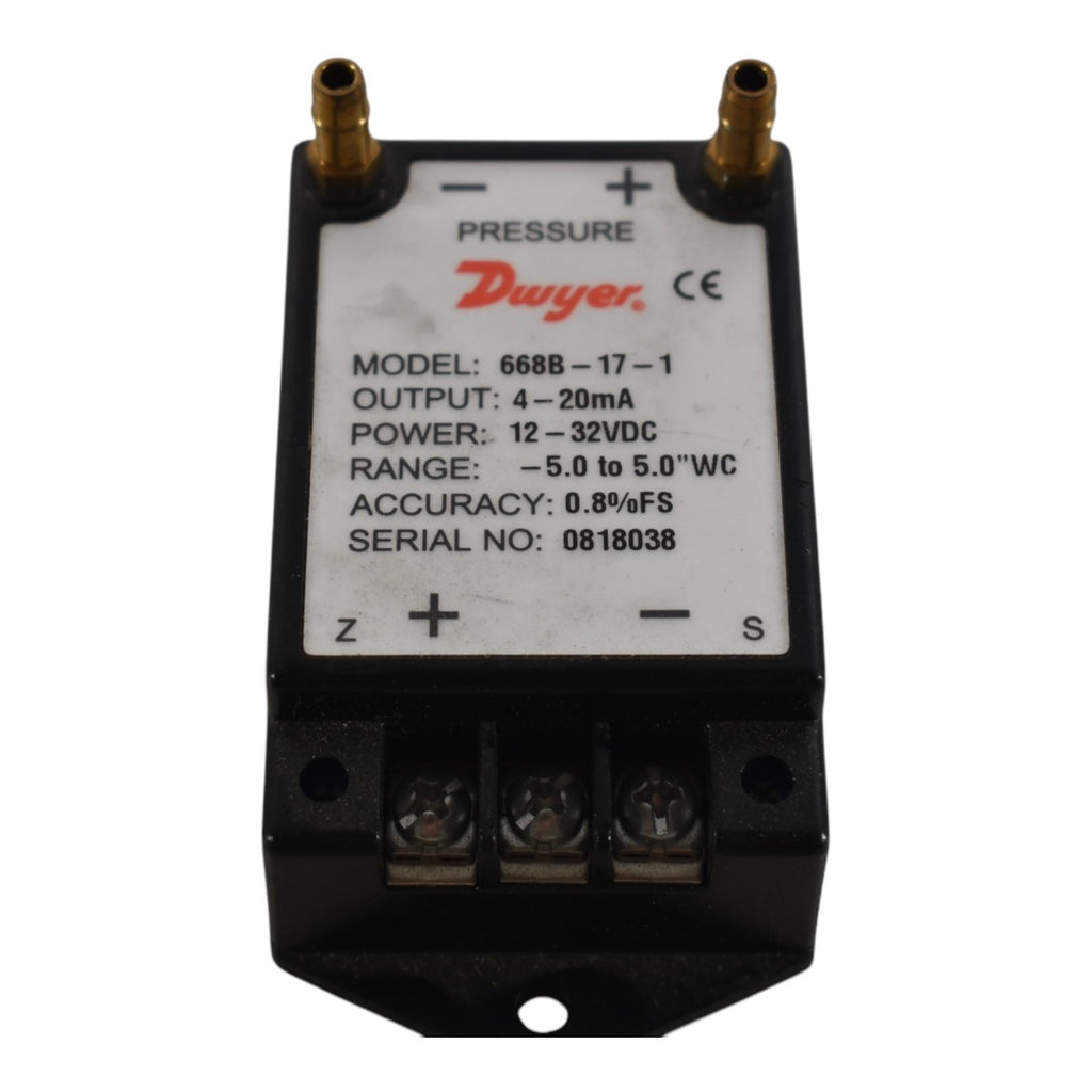 Dwyer Instruments 668B-17-1 Compact differential pressure transmitter