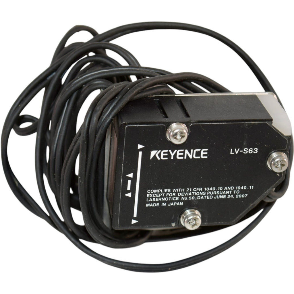 Keyence LV-S63 Laser Optic Sensor