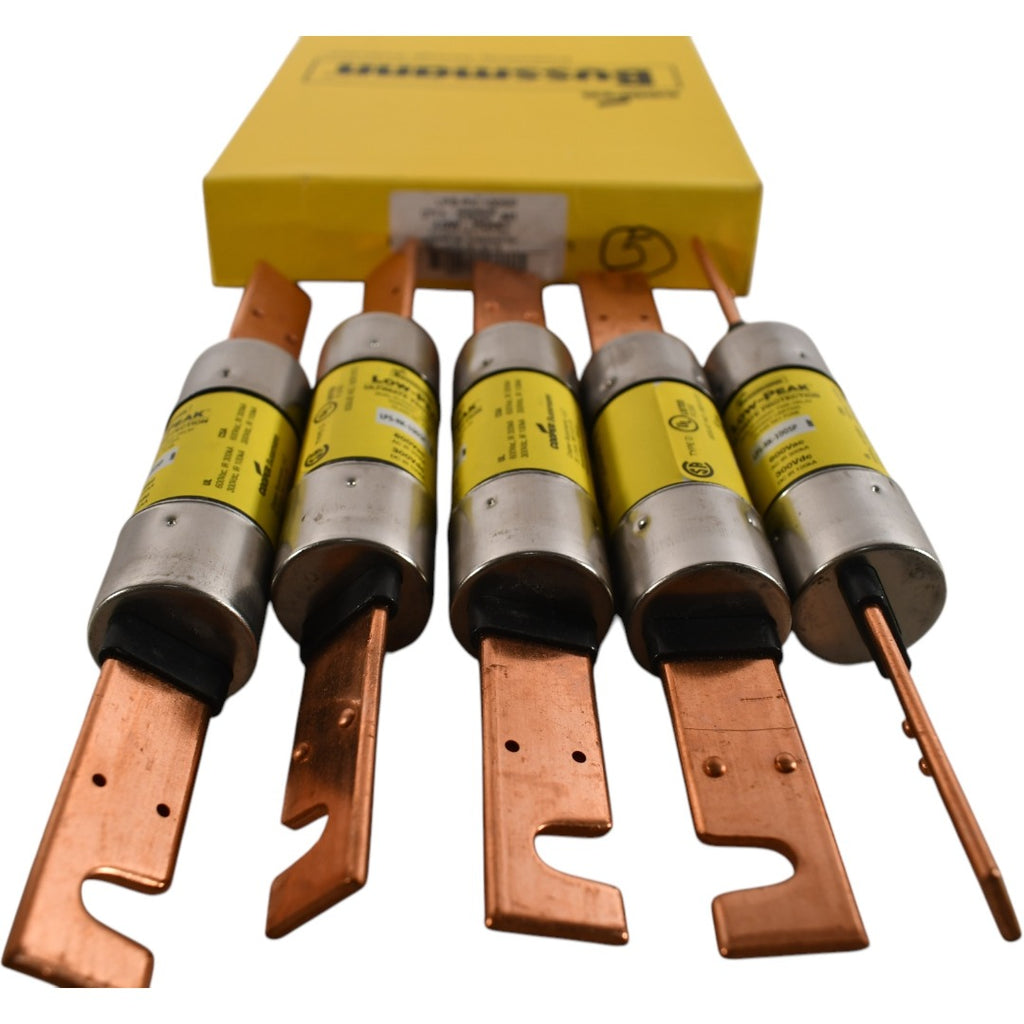 Pack of 5 NEW Bussmann LPS-RK-100SP Class RK1 fuse, LPS-RK, time-delay 100 A