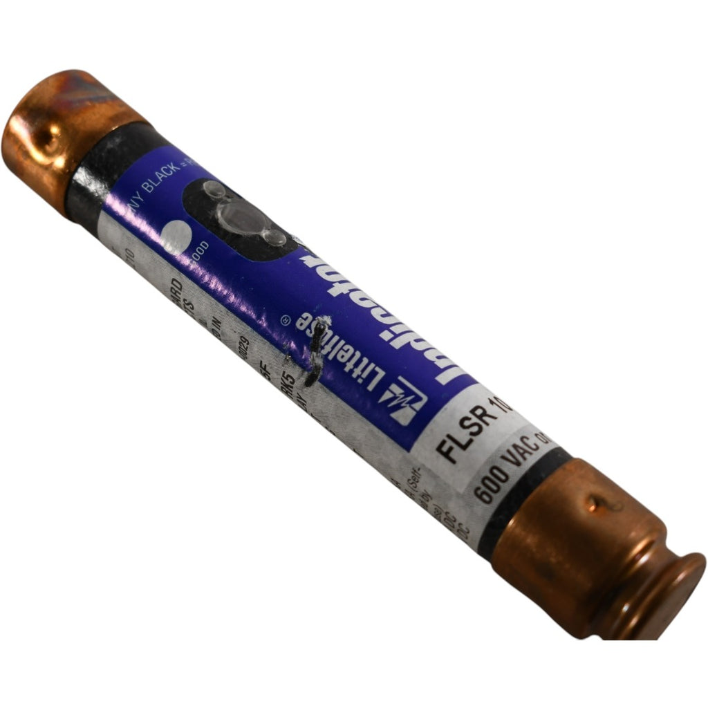 NEW LITTELFUSE FLSR010 Fuse: 10 A, 600V AC, 5 in L x 13/16 in dia Fuse Size, Cylindrical Body, FLSR