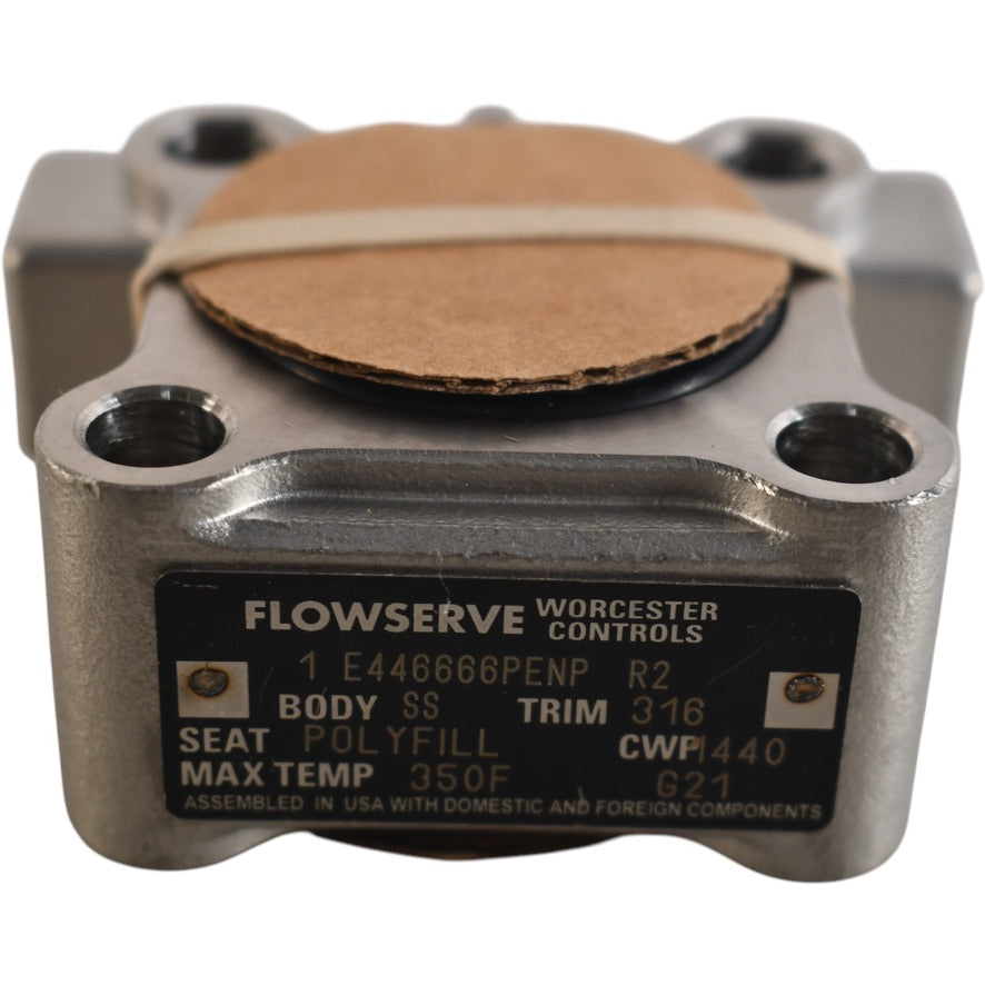 NEW Flowserve Worcester Controls 1 E446666PENP R2 Ball Valve SS 316 1'' CWPI 440