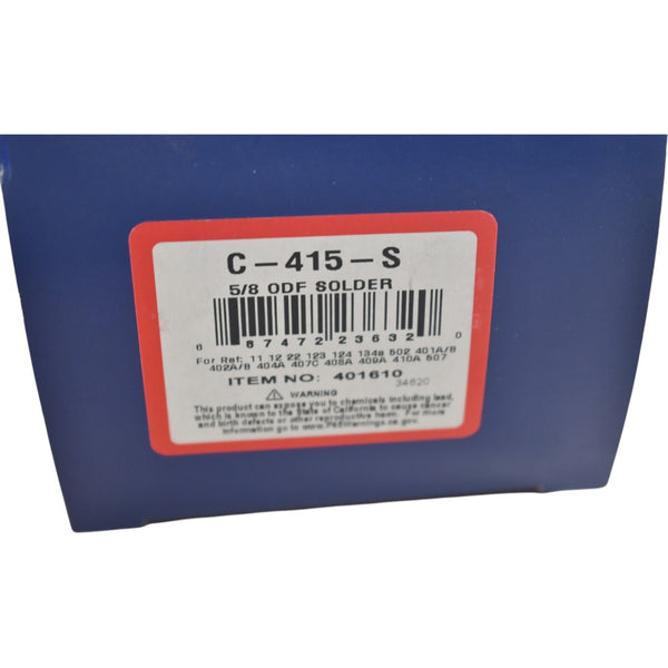 NEW Sporlan FilterDrier, 5/8? ODF Liquid Line C415S CatchAll