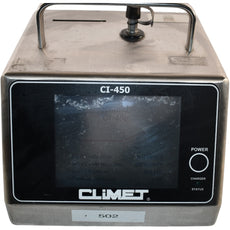 Climet CI-450 Cleanroom Portable Airborne Particule Counter LPM