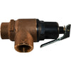 NEW Cash Acme 3/4 Inch F-82 Relief Valve with Lever 125 PSI Set