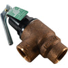 NEW Cash Acme 3/4 Inch F-82 Relief Valve with Lever 125 PSI Set