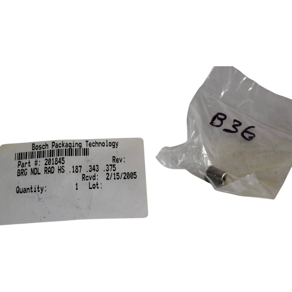 NEW Bosch 201845 Radial Bearing .187'' x .343'' x .375''