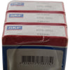 Lot of 3 NEW SKF 6206-2RS1 Radial/Deep Groove Ball Bearing - Straight Bore, 30 mm ID, 62 mm OD, 16 mm Width