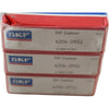 Lot of 3 NEW SKF 6206-2RS1 Radial/Deep Groove Ball Bearing - Straight Bore, 30 mm ID, 62 mm OD, 16 mm Width