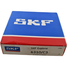 NEW SKF 6310/C3 Radial/Deep Groove Ball Bearing - Straight Bore, 50 mm ID, 110 mm OD, 27 mm Width